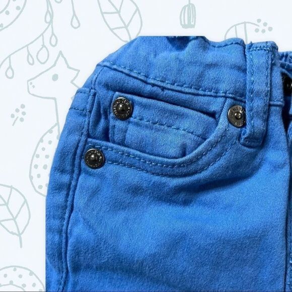7 For all Mankind Royal Blue Jeans 3/6‎ Months - Picture 3 of 6